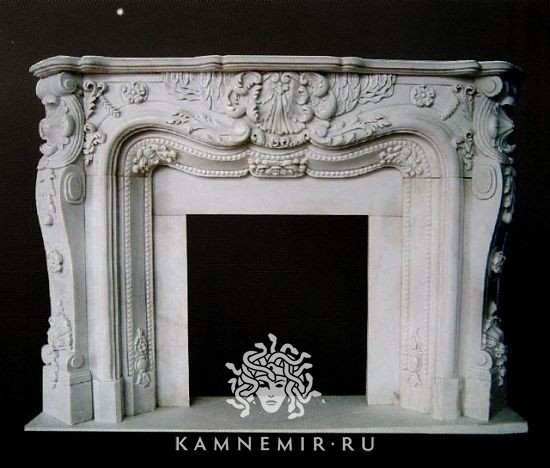 Камин из мрамора "Рококо" - изображение 1