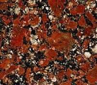 Фрагмент текстуры Капустинский / Rosso Santiago