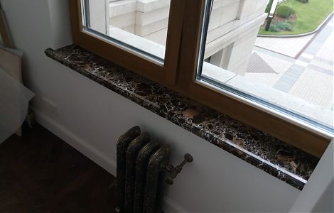 Подоконник и столешница из Emperador Gold изображение 1