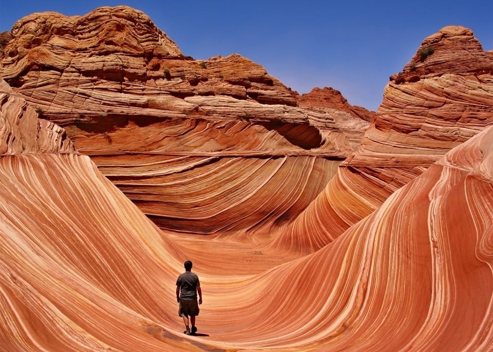 Песчаник в каньоне Пария. Юта, США. Песчаник в каньоне Пария. Юта, США.